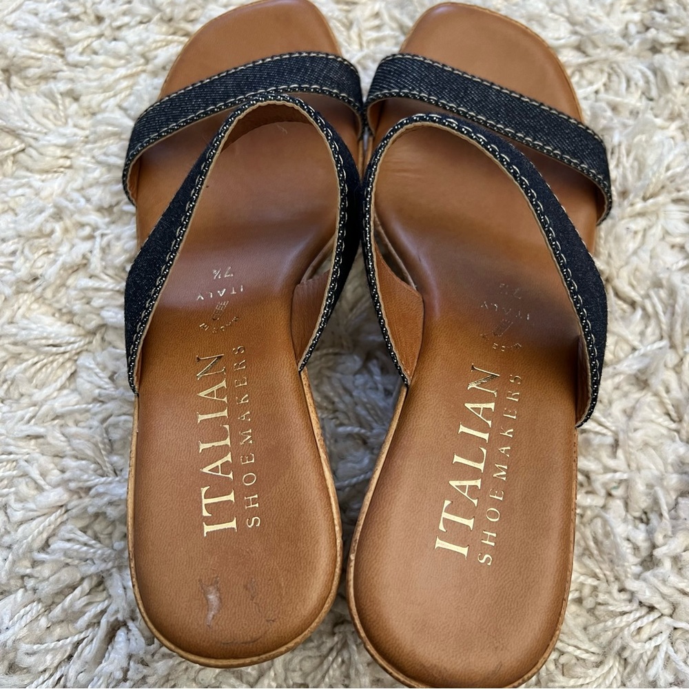 Italian Shoemakers Wedge Sandals - Picture 7 of 7